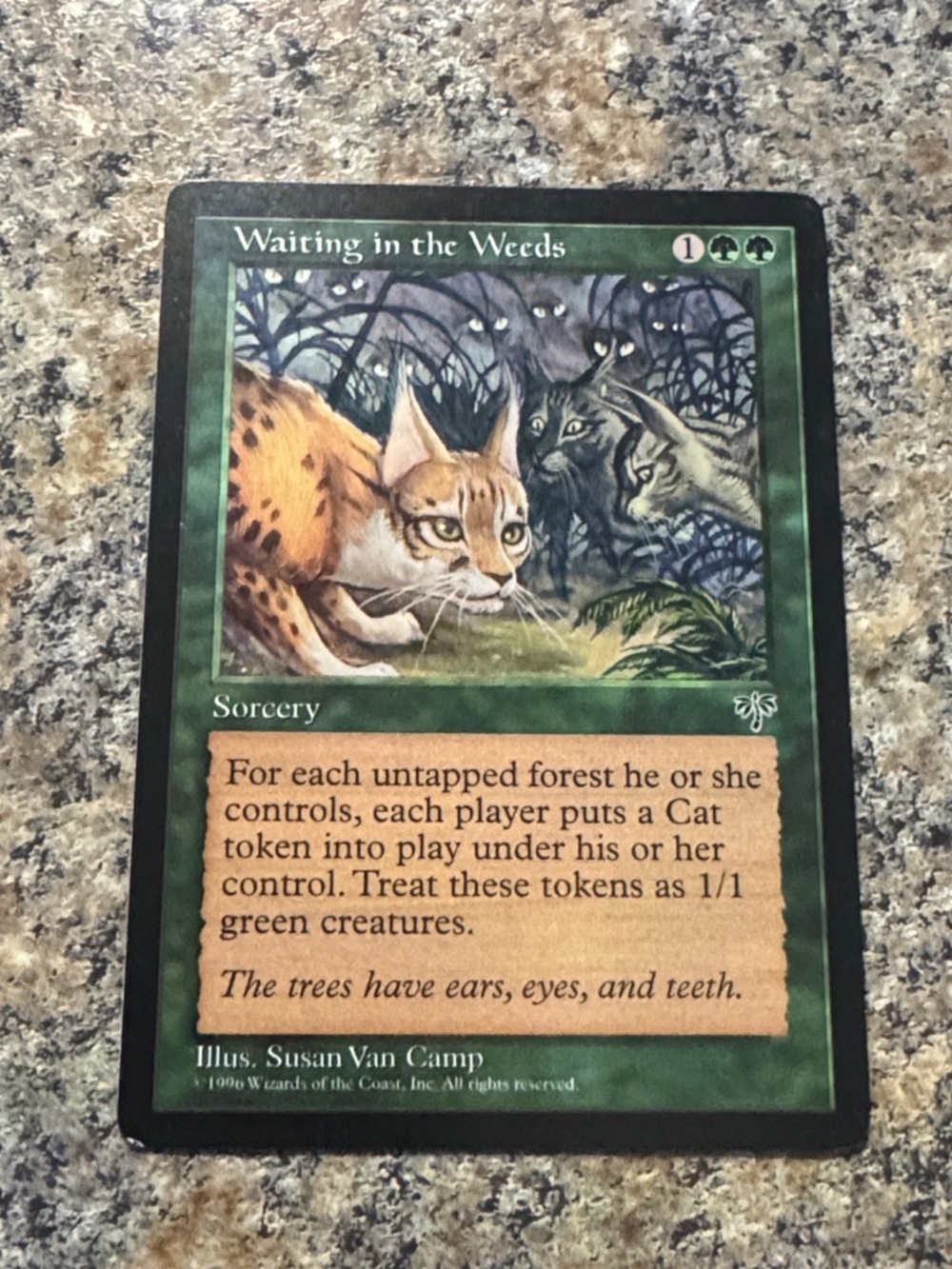 Magic the Gathering Waiting in the Weeds